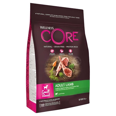 Wellness Core Adult Lamb Torrfoder med Lamm Small Breed 5 kg